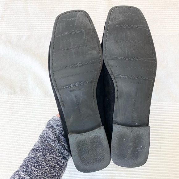 Stuart Weitzman Black Suede Loafers - Picture 12 of 16